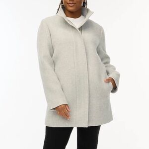 J Crew City Coat in Forest Green